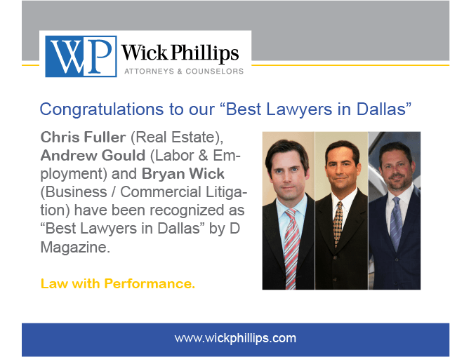 D Magazine - Best Lawyers in Dallas